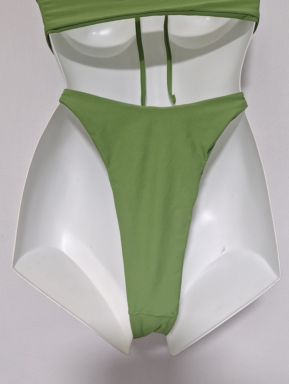 Green Triangle String Bikini Set - Picture 5 of 6